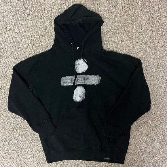 Ed Sheeran Black Divide Hoodie Medium - Picture 1 of 5